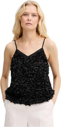 Twinset Top - Dames - Tops zonder mouwen - Zwart - XL - Tops