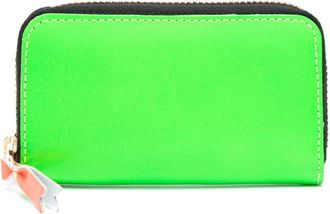 Comme Des Garçons Super Fluo leather wallet - women - Calf Leather - One Size - Green