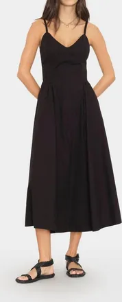 Xirena Bardot Dress In Black