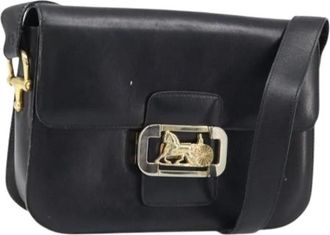 Celine Pre-owned Vintage Schoudertas - Dames - Vintage Schoudertas - Zwart - ONE Size - Leer - Vintage