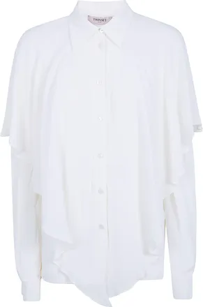 Twin-Set Shirt Ruffled Draped Shirt