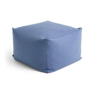 HAY Story Pouf, H 40 cm, blau