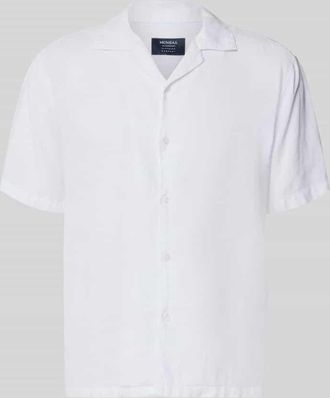 Mc Neal Regular Fit Leinenhemd mit Reverskragen in Weiss, Gr&ouml;&szlig;e XXXL