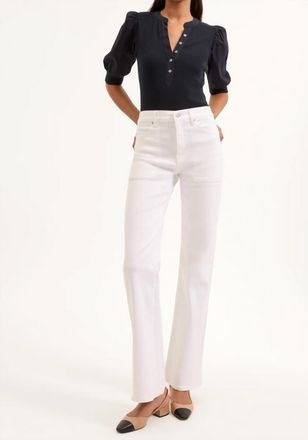 Veronica Beard Womens Crosbie Wide Leg In White