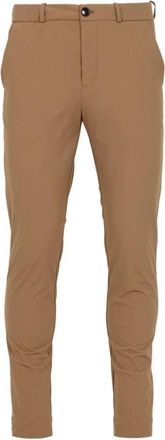 Roberto Ricci Design Bruine Technische Broek Cool Stretch - Heren - Slim Fit Broeken - Bruin - XL - Leer - Broeken