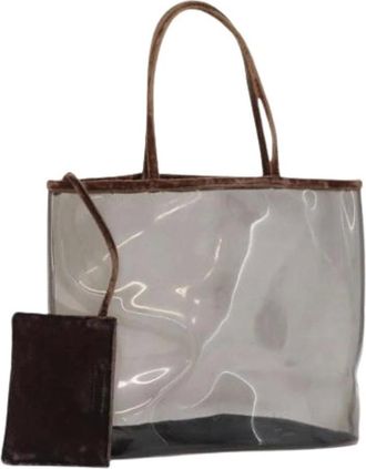 Prada Pre-owned Tote Bags, female, Brown, Size: ONE SIZE Pre-owned Vintage Tote Bag