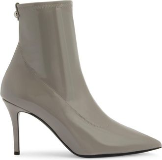 Giuseppe Zanotti 90mm Mirea boots - women - Fabric/Leather - 34 - Grey