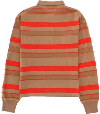 J.W.Anderson Wool-Blend Polo Shirt - Beige