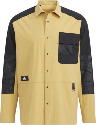 adidas Sport Jacket Asia Sizing Yellow Black HE5263