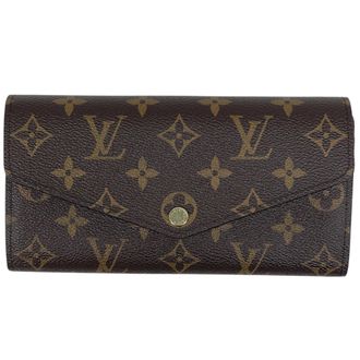 Louis Vuitton Brown Monogram Monogram Long Wallet (Bi-Fold) (Pre-Owned)