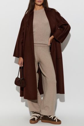 Fabiana Filippi Trousers With Lurex Thread, Womens, Beige