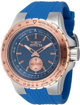 Invicta 49307 Aviator Watch in Blue/rose Gold at Nordstrom Rack