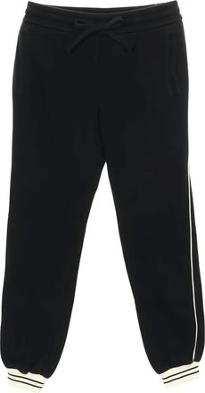 Gucci 2010s side stripe jogger trousers - Black