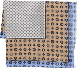 Marc O'Polo geometric-pattern scarf - women - Organic Cotton/Modal - One Size - Brown