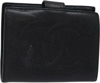 Chanel Pre-owned Wallets, female, Black, Size: ONE SIZE Pre-owned Vintage Wallet