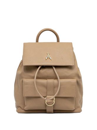 Patrizia Pepe leather backpack - women - Calf Leather - One Size - Neutrals