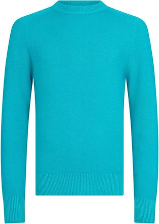 Malo crew-neck sweater - men - Cashmere/Polyamide - 46 - Blue