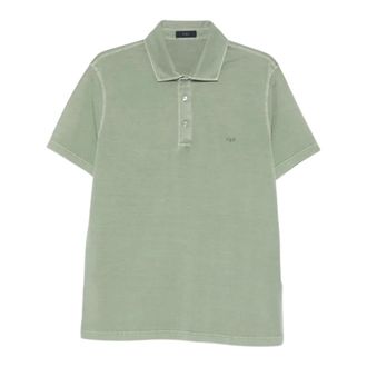 Fay Polo Jersey - male - Fay - Polo Shirts - Green - L - Tops