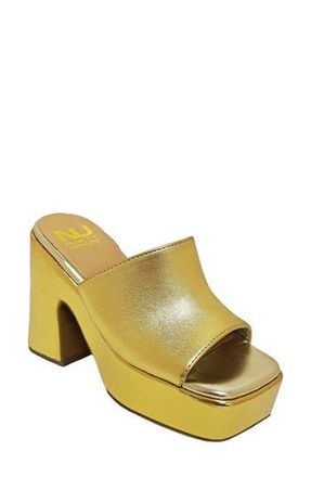 Ninety Union Porto Platform Sandal in Gold at Nordstrom Rack, Size 5