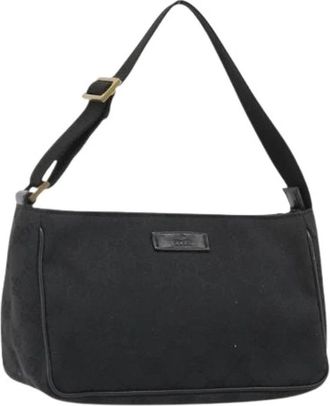 Gucci Pre-owned Vintage Shoulder Bag - Dames - Vintage Schoudertas - Zwart - ONE Size - Vintage
