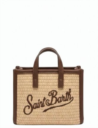 MC2 Saint Barth Vivian Micro Straw Beige Bag