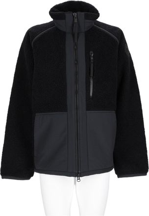 Canada Goose Black Textured High Collar Wool-Blend Jacket