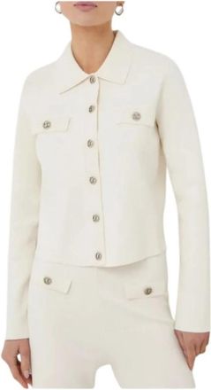 Twinset Denim Jassen - Dames - Spijkerjassen - Wit - S - Denim - Jassen