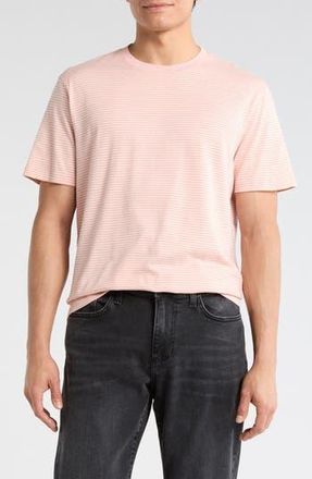 AG - Adriano Goldschmied Bryce Crewneck Stretch Cotton T-Shirt in Pearl Mauve/ivory Dust at Nordstrom Rack, Size Xx-Large