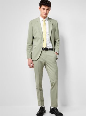 HUGO BOSS Mens Arti pistachio suit Extra slim fit