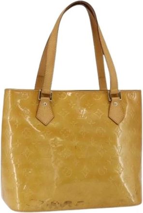 Louis Vuitton Pre-owned Tote Bag - Dames - Vintage Shopper - Geel - ONE Size - Leer - Vintage