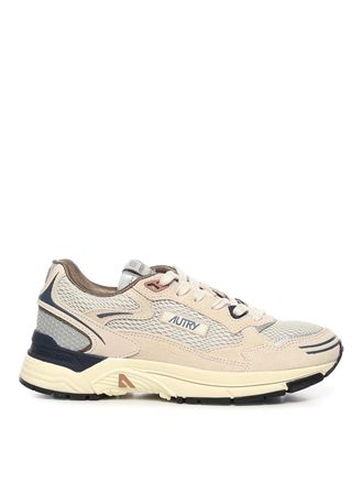 Autry Hyperway Sneakers In Mesh And Suede