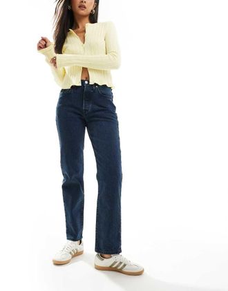 Levi's 501 - Jeans taglio corto dritti blu scuro-Blu navy