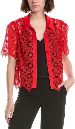 Milly Milly Addison Tile Lace Shirt
