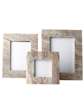 BIDKhome Bidkhome Brown Galaxy Marble Picture Frame