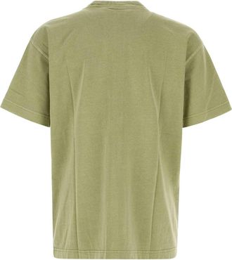Carhartt Work in Progress Mens Sage Green Cotton Oversize S-S Nelson T-Shirt Gentlegreengarmentdyed Exterior