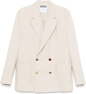 Moschino Tailored Jacket with Structured Silhouette