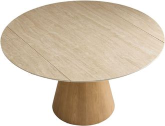 Signature Mesa redonda de cer&aacute;mica con extensiones