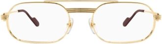 Cartier Accessoires, unisex, Geel, ONE Size, Ct 0410O Optisch Montuur