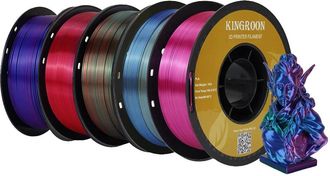 OEM Filamento Para Impresora 3d, Pla Sedoso, Compatibilidad Vers&aacute;til, Mezcla De Seda De 5 Kg, Color A