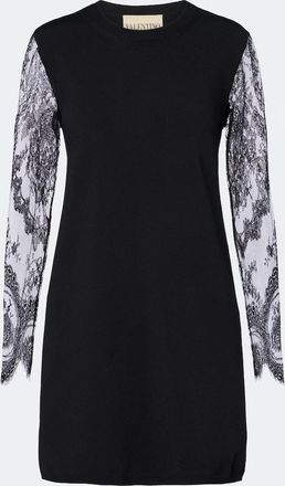 Valentino Lace-trimmed minidress