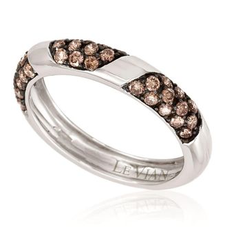 Le Vian Ladies Chocolate Diamonds Rings in 14K Vanilla Gold