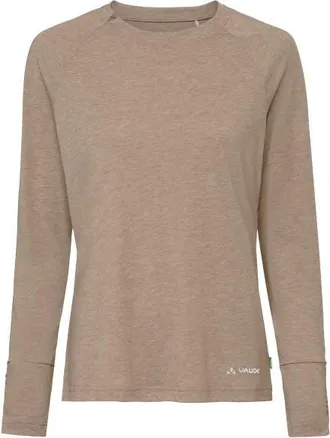 Vaude Skomer L/S T-Shirt III Longsleeve f&uuml;r Damen | beige/braun
