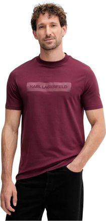 Karl Lagerfeld Hombre, Camisetas, Rojo, Talla: S