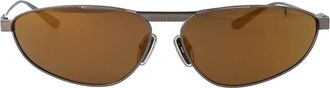 Balenciaga Stijlvolle zonnebril met model Bb 0417S - unisex - Zonnebrillen - Bruin - 66 MM - Accessoires