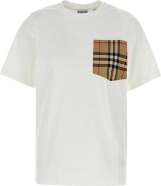 Burberry White cotton t-shirt