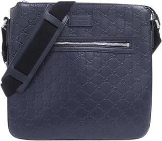 Gucci Borsa a spalla Pre-owned in pelle Signature - - Pre-owned - Donna - Blu - ONE SIZE