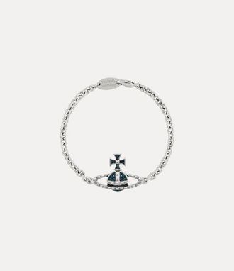 Vivienne Westwood Man. Mayfair Bas Relief Bracelet Rhodium-gunmetal-montana-crystal Rhodium-gunmetal-montana-crystal Men