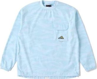 New Balance MT1996 Long Sleeve Pullover Asia Sizing Light Blue AMT35010-BB1