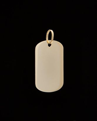 Italian Gold, Inc 14K Italian Gold Dog Tag Pendant