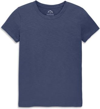 primary Womens Fit Classic Slub Crewneck Tee in Sunwashed Navy at Nordstrom, Size Xx-Large